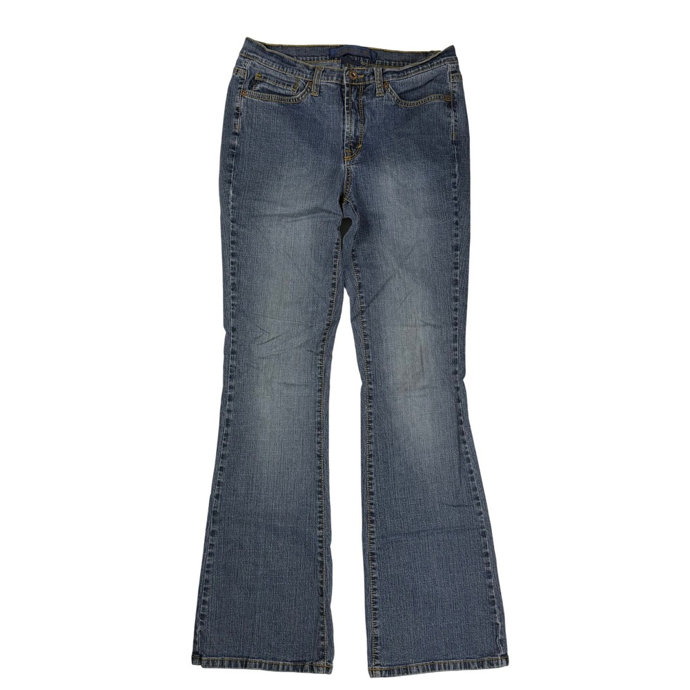 Jeanstar Y2K Vintage Indie Sleeze Low Rise Women Flare Jeans Blue Cotton